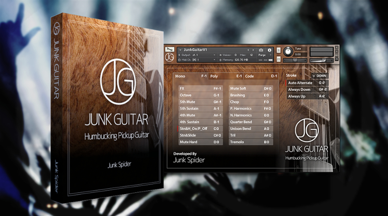 とにかく使いやすいKontakt用ギター音源『Junk Guitar V1』レビュー とにかく使いやすいKontakt用ギター音源『Junk Guitar V1』レビュー